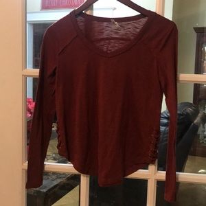 Mudd girls junior rust colored shirt